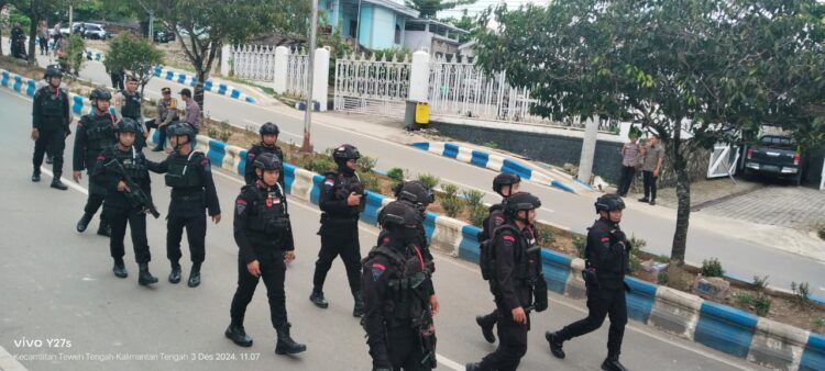 pengamanan PSU di Barut